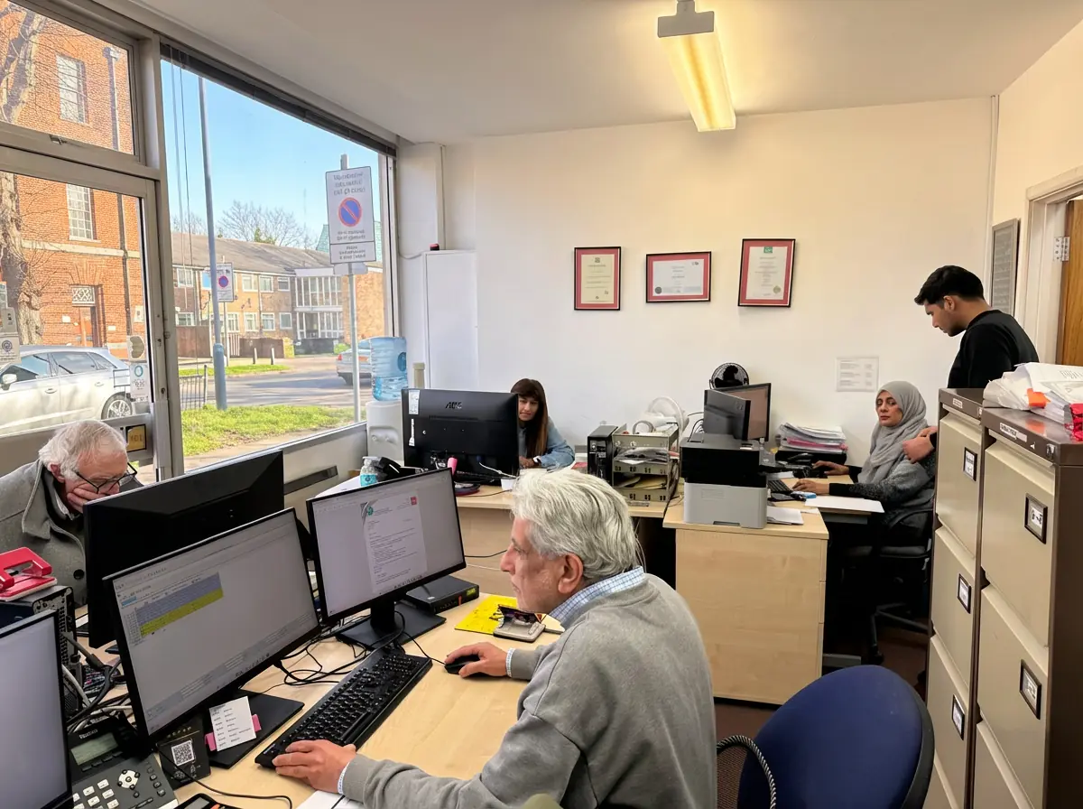 Our team at work in the Preston Road office